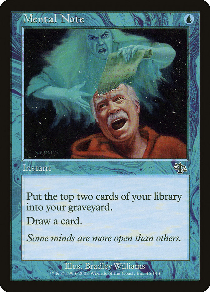 Mental Note [Judgment] | Boutique FDB TCG