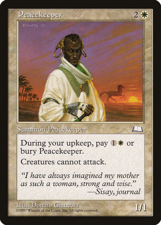 Peacekeeper [Weatherlight] | Boutique FDB TCG
