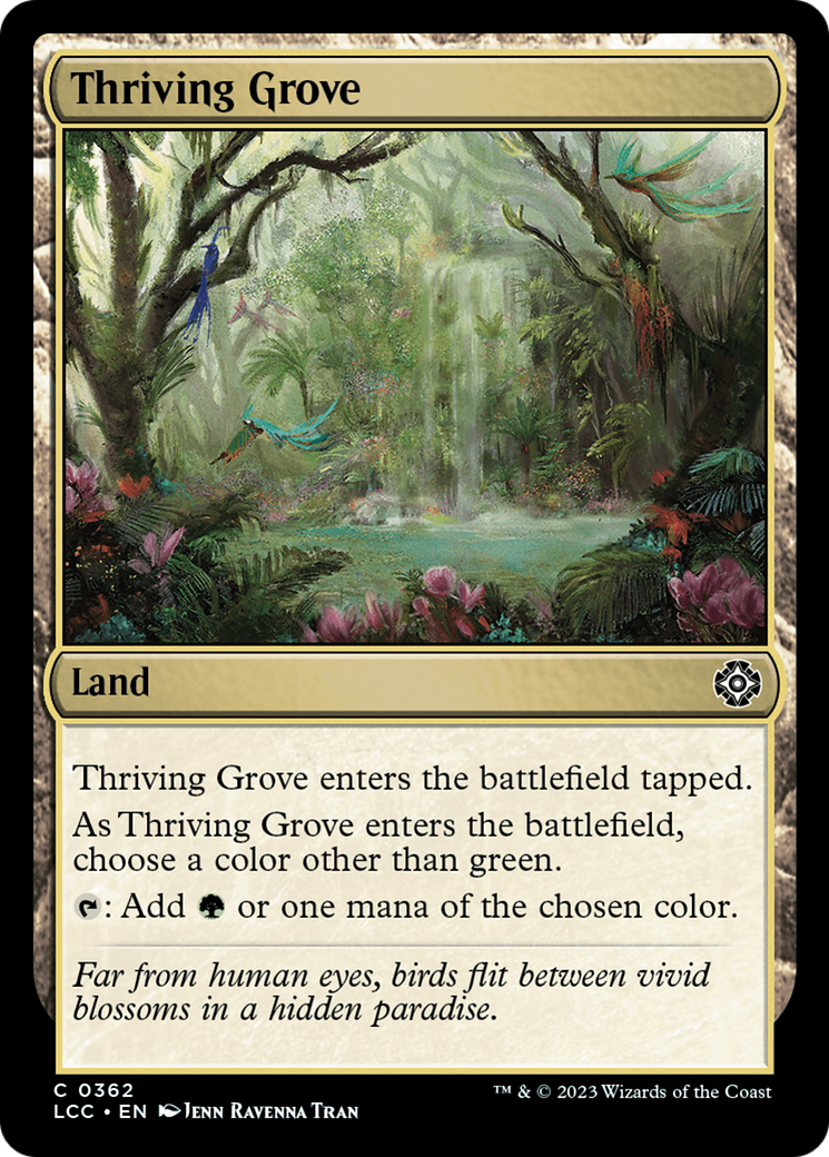 Thriving Grove [The Lost Caverns of Ixalan Commander] | Boutique FDB TCG