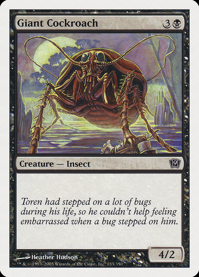 Giant Cockroach [Ninth Edition] | Boutique FDB TCG