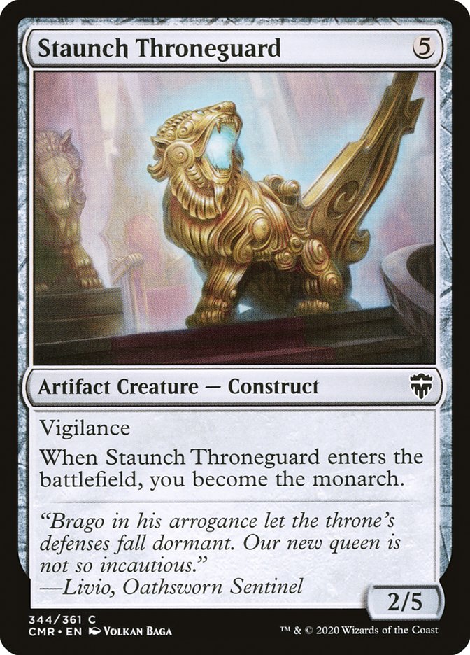 Staunch Throneguard [Commander Legends] | Boutique FDB TCG