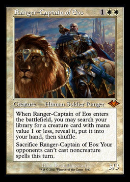 Ranger-Captain of Eos (Retro Foil Etched) [Modern Horizons 2] | Boutique FDB TCG