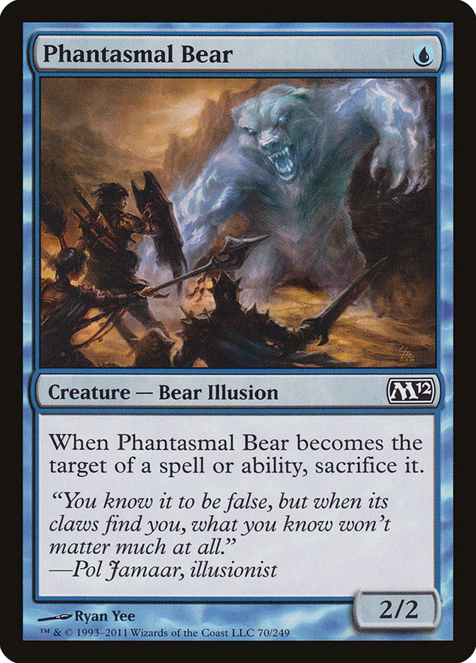 Phantasmal Bear [Magic 2012] | Boutique FDB TCG