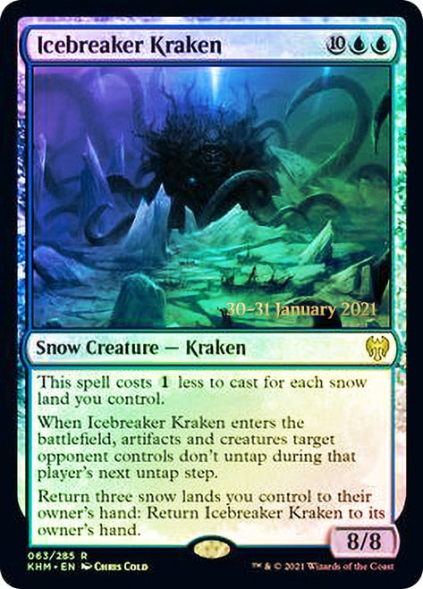 Icebreaker Kraken [Kaldheim Prerelease Promos] | Boutique FDB TCG