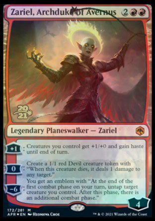 Zariel, Archduke of Avernus [Dungeons & Dragons: Adventures in the Forgotten Realms Prerelease Promos] | Boutique FDB TCG