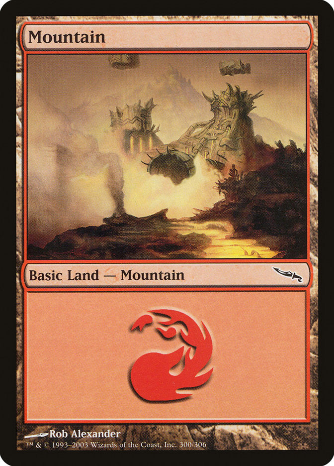 Mountain (300) [Mirrodin] | Boutique FDB TCG