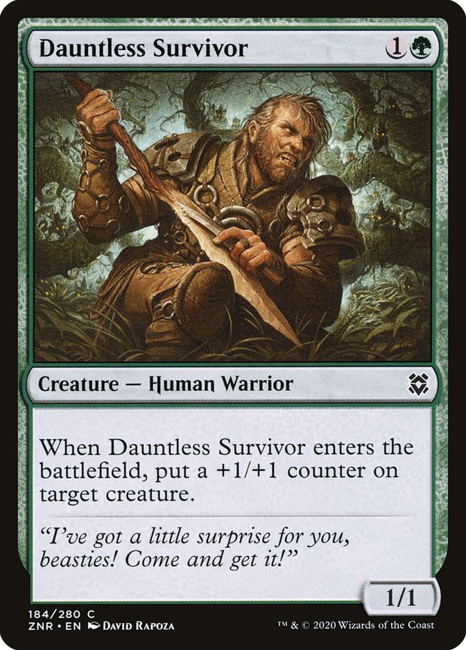 Dauntless Survivor [Zendikar Rising] | Boutique FDB TCG