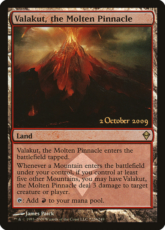 Valakut, the Molten Pinnacle [Zendikar Prerelease Promos] | Boutique FDB TCG