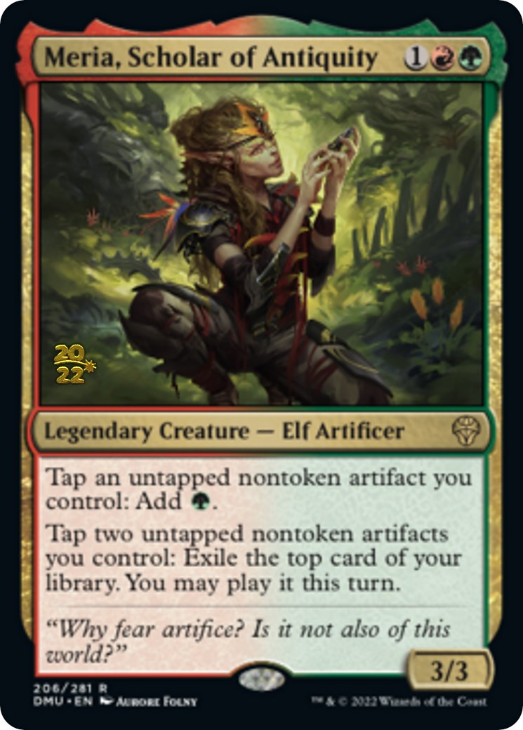 Meria, Scholar of Antiquity [Dominaria United Prerelease Promos] | Boutique FDB TCG