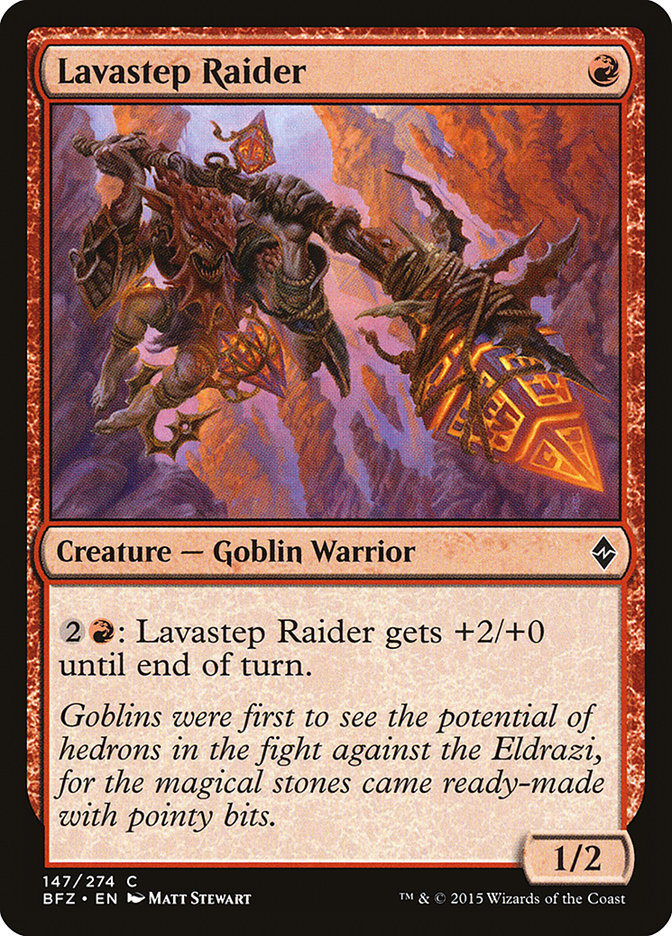 Lavastep Raider [Battle for Zendikar] | Boutique FDB TCG