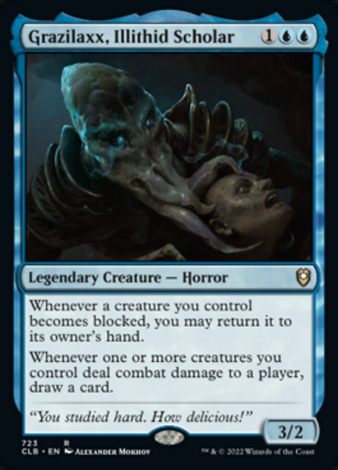 Grazilaxx, Illithid Scholar [Commander Legends: Battle for Baldur's Gate] | Boutique FDB TCG