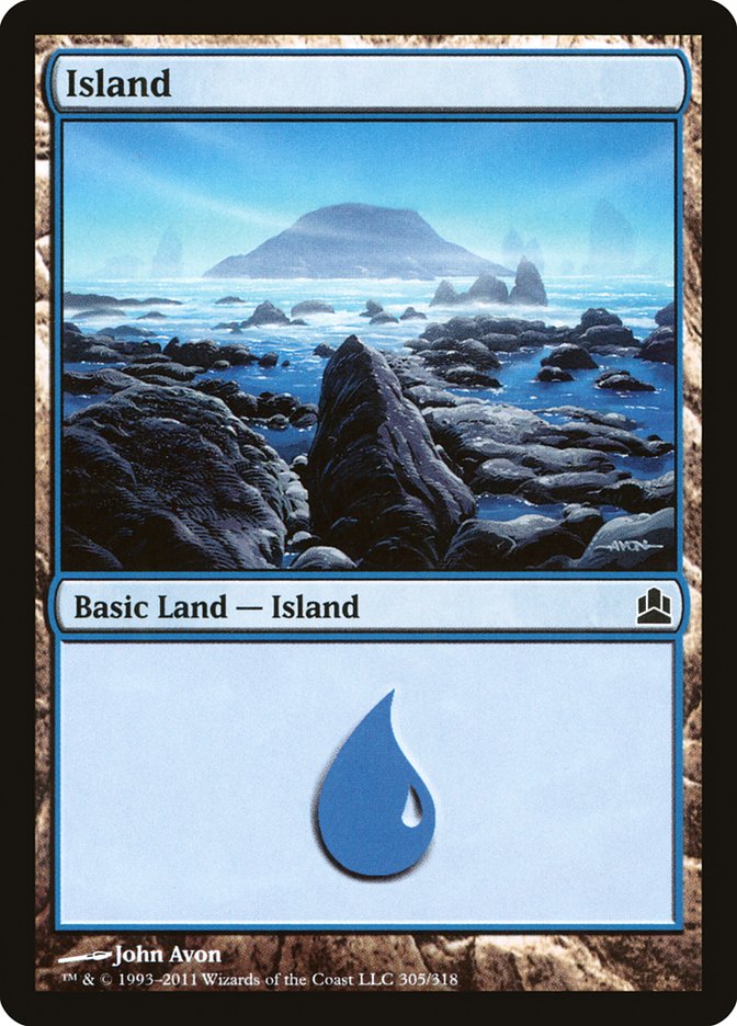 Island (305) [Commander 2011] | Boutique FDB TCG