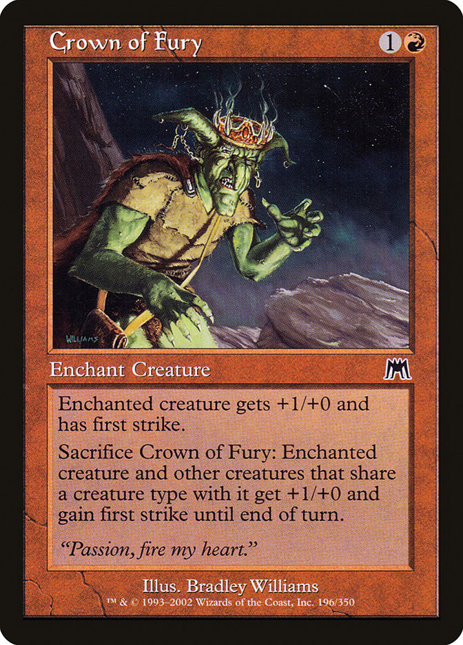 Crown of Fury [Onslaught] | Boutique FDB TCG