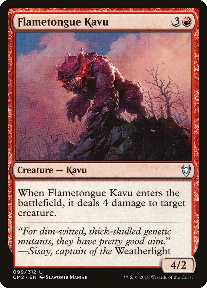 Flametongue Kavu [Commander Anthology Volume II] | Boutique FDB TCG