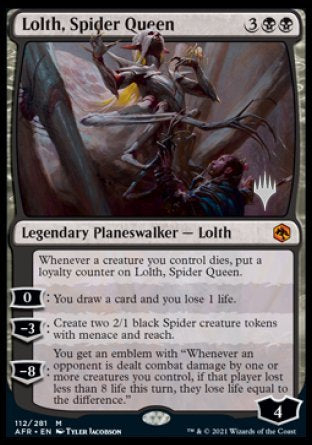 Lolth, Spider Queen (Promo Pack) [Dungeons & Dragons: Adventures in the Forgotten Realms Promos] | Boutique FDB TCG