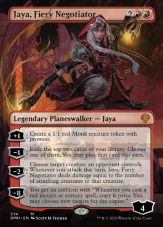 Jaya, Fiery Negotiator (Borderless) [Dominaria United] | Boutique FDB TCG