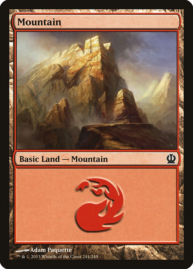 Mountain (244) [Theros] | Boutique FDB TCG