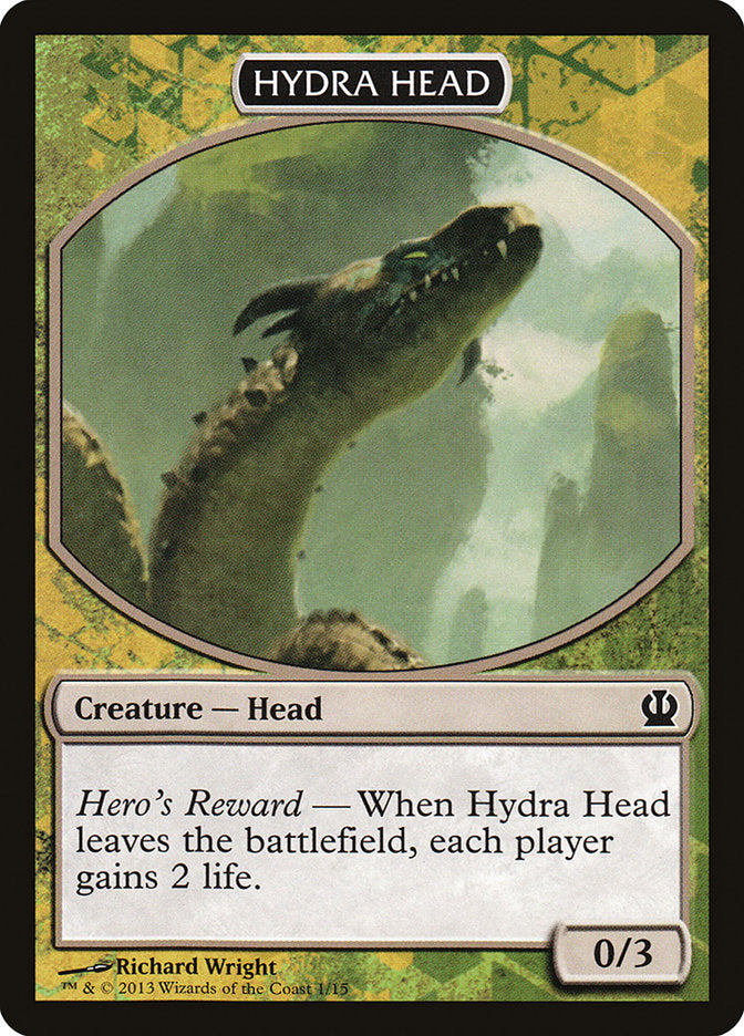 Hydra Head Token [Theros Face the Hydra] | Boutique FDB TCG