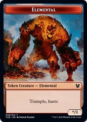 Elemental // Satyr Double-Sided Token [Theros Beyond Death Tokens] | Boutique FDB TCG