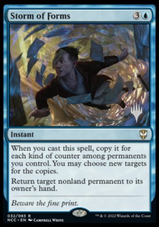 Storm of Forms (Promo Pack) [Streets of New Capenna Commander Promos] | Boutique FDB TCG