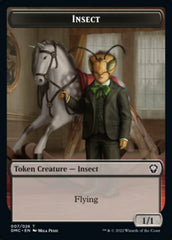 Soldier // Insect Double-Sided Token [Dominaria United Tokens] | Boutique FDB TCG