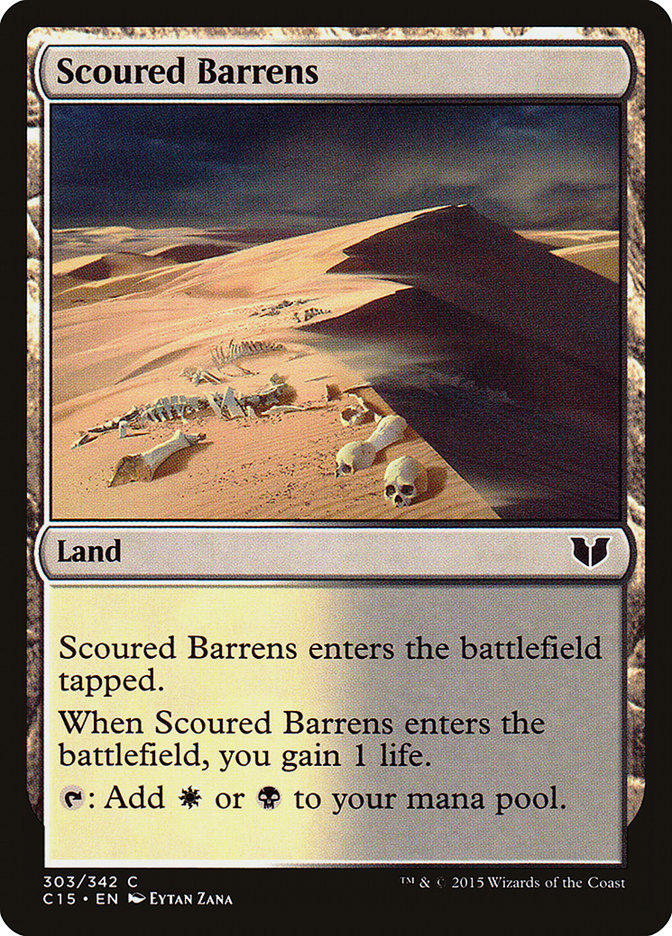 Scoured Barrens [Commander 2015] | Boutique FDB TCG