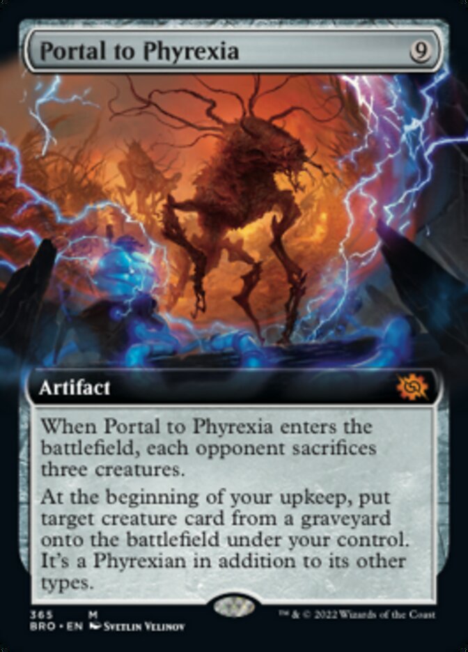 Portal to Phyrexia (Extended Art) [The Brothers' War] | Boutique FDB TCG