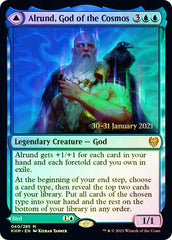 Alrund, God of the Cosmos // Hakka, Whispering Raven [Kaldheim Prerelease Promos] | Boutique FDB TCG