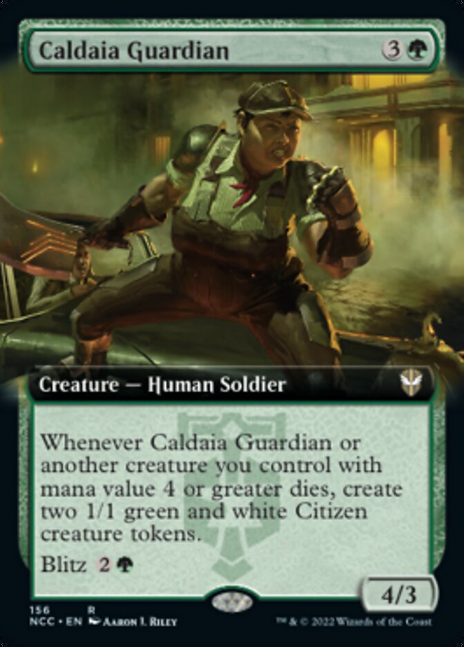 Caldaia Guardian (Extended Art) [Streets of New Capenna Commander] | Boutique FDB TCG