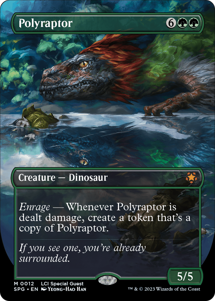 Polyraptor (Borderless) [The Lost Caverns of Ixalan Special Guests] | Boutique FDB TCG