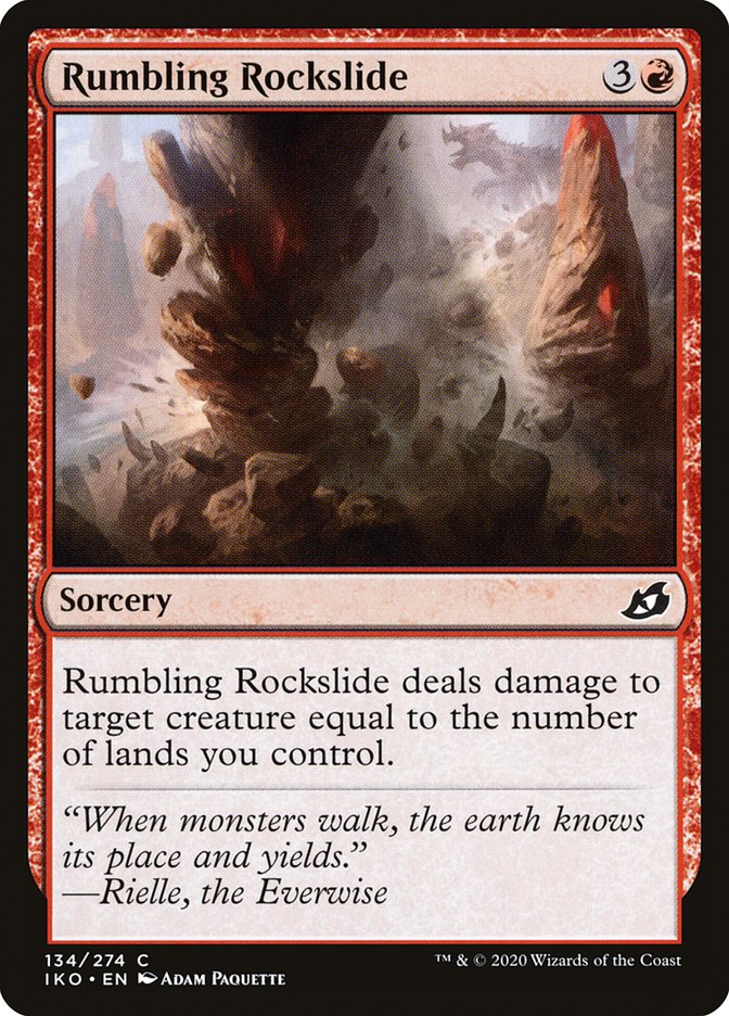 Rumbling Rockslide [Ikoria: Lair of Behemoths] | Boutique FDB TCG