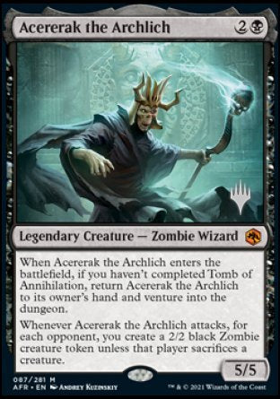 Acererak the Archlich (Promo Pack) [Dungeons & Dragons: Adventures in the Forgotten Realms Promos] | Boutique FDB TCG