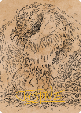 Nemesis Phoenix Art Card (Gold-Stamped Signature) [Commander Legends: Battle for Baldur's Gate Art Series] | Boutique FDB TCG