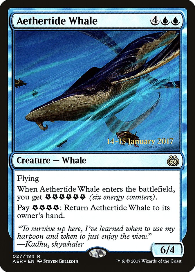 Aethertide Whale [Aether Revolt Prerelease Promos] | Boutique FDB TCG