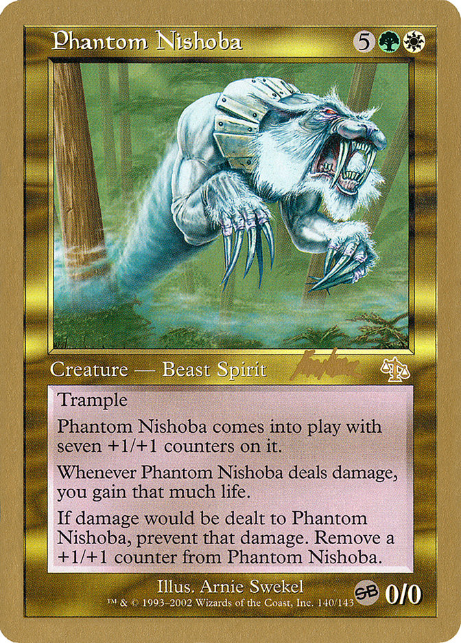 Phantom Nishoba (Brian Kibler) (SB) [World Championship Decks 2002] | Boutique FDB TCG