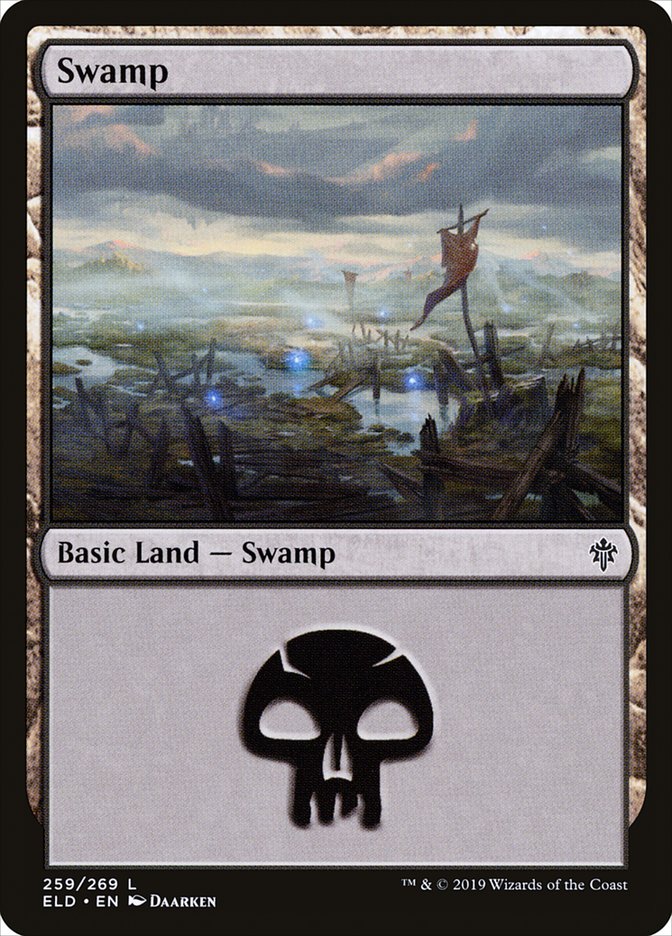 Swamp (259) [Throne of Eldraine] | Boutique FDB TCG