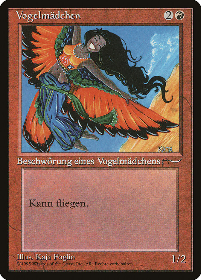 Bird Maiden (German) - "Vogelmadchen" [Renaissance] | Boutique FDB TCG