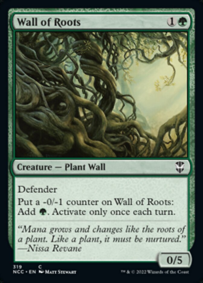 Wall of Roots [Streets of New Capenna Commander] | Boutique FDB TCG
