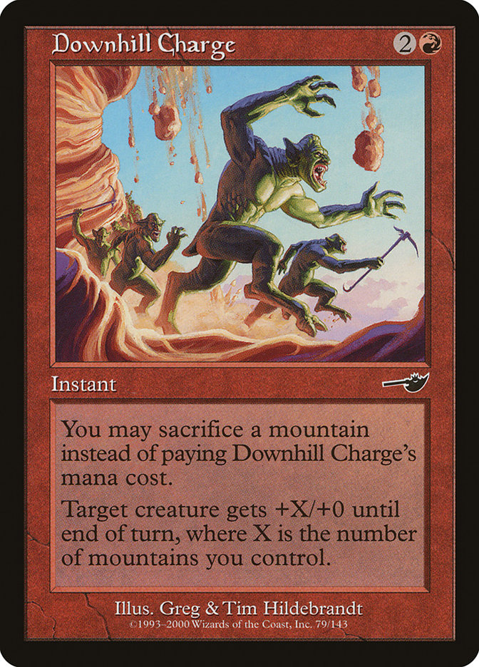 Downhill Charge [Nemesis] | Boutique FDB TCG