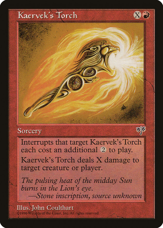 Kaervek's Torch [Mirage] | Boutique FDB TCG