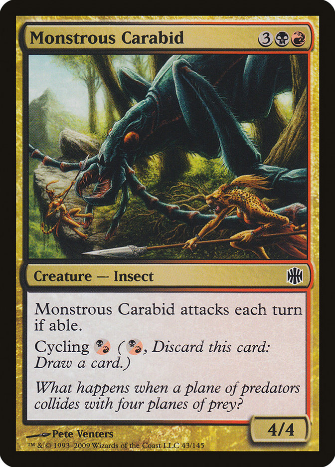 Monstrous Carabid [Alara Reborn] | Boutique FDB TCG