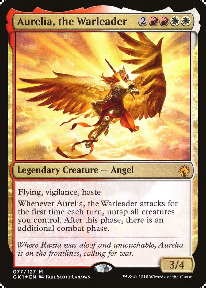 Aurelia, the Warleader [Guilds of Ravnica Guild Kit] | Boutique FDB TCG