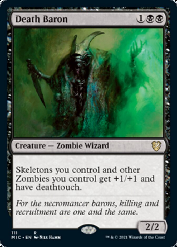 Death Baron [Innistrad: Midnight Hunt Commander] | Boutique FDB TCG