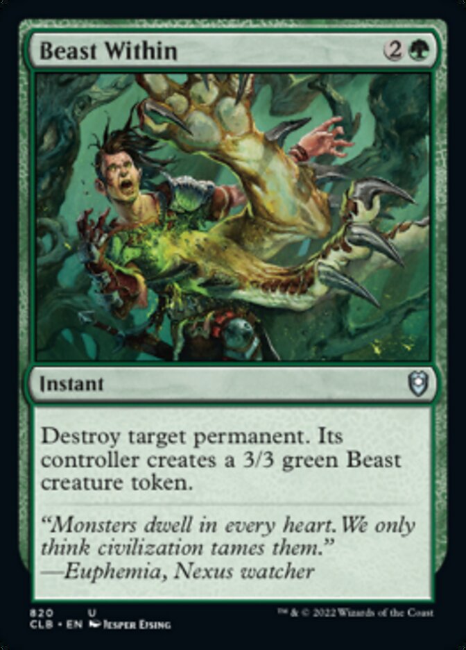 Beast Within [Commander Legends: Battle for Baldur's Gate] | Boutique FDB TCG