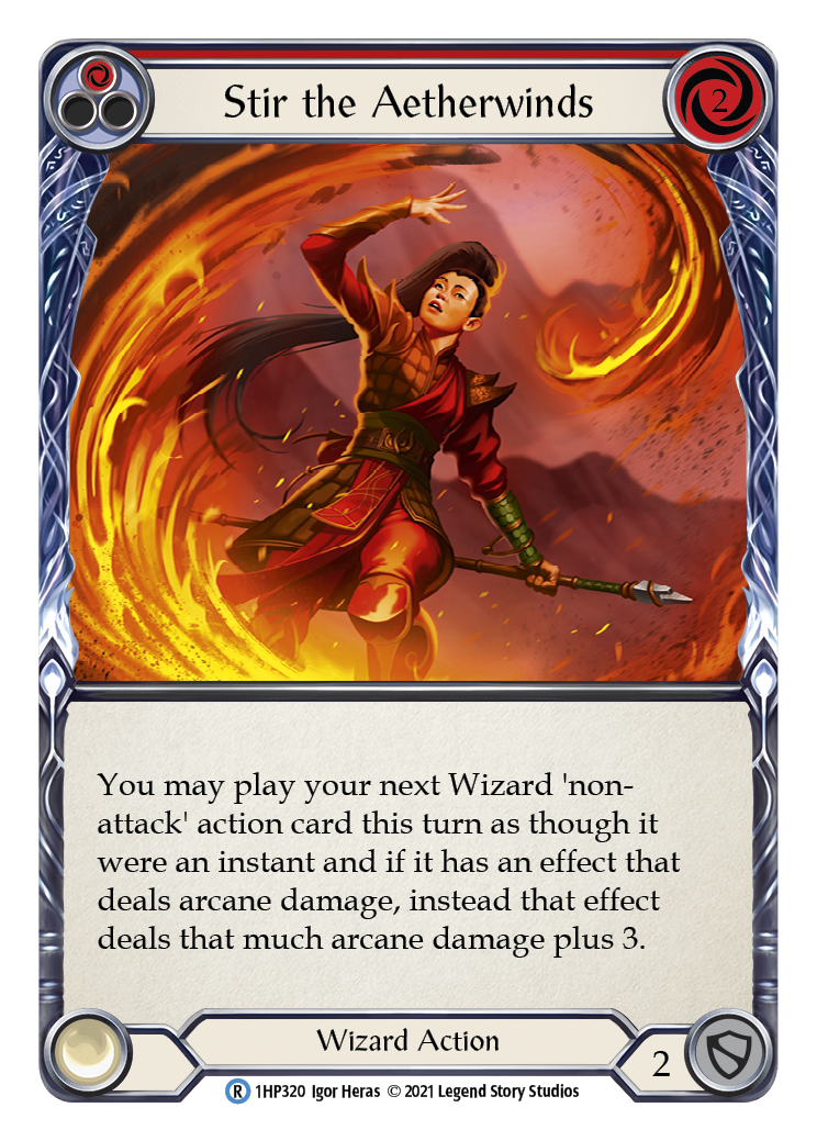 Stir the Aetherwinds (Red) [1HP320] (History Pack 1) | Boutique FDB TCG