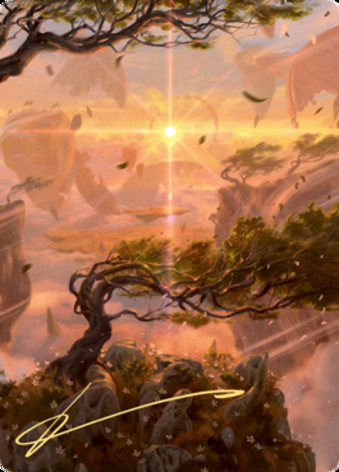 Windswept Heath Art Card (Gold-Stamped Signature) [Zendikar Rising Art Series] | Boutique FDB TCG