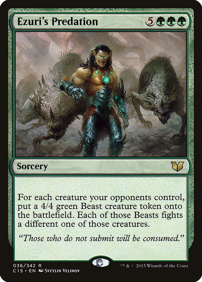 Ezuri's Predation [Commander 2015] | Boutique FDB TCG