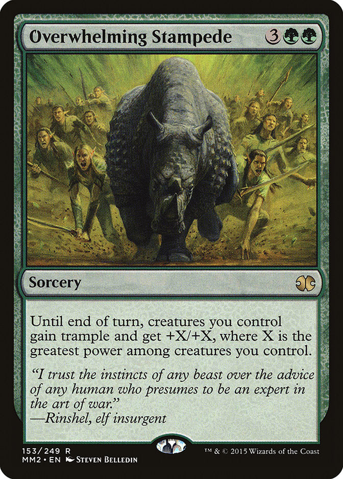 Overwhelming Stampede [Modern Masters 2015] | Boutique FDB TCG