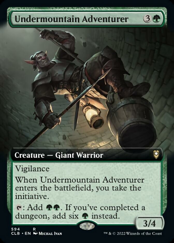 Undermountain Adventurer (Extended Art) [Commander Legends: Battle for Baldur's Gate] | Boutique FDB TCG