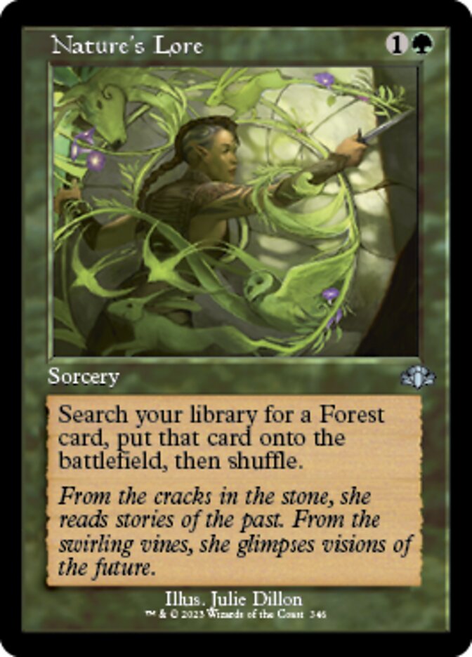 Nature's Lore (Retro) [Dominaria Remastered] | Boutique FDB TCG